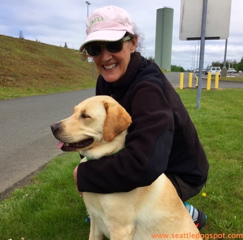 Without any distractions, Haley was much better on our second visit. Photo from Seattle DogSpot.